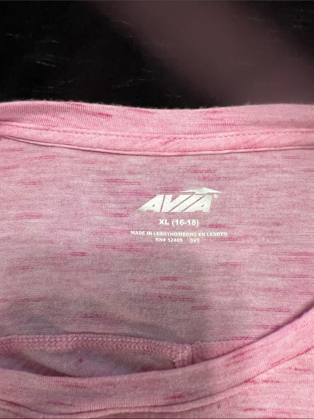 Avia Soft Short Sleeve Tee Duo — Black & Pink - Picture 2 of 7